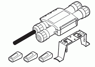 Raychem RayClic-PT-02 Узел подвода питания для трех греющих кабелей