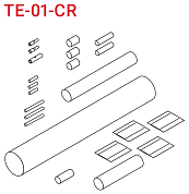 Raychem Термоусаживаемый набор TE-01-CR для Т- образного разветвления и концевой заделки