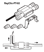 Raychem RayClic-PT-02 Узел подвода питания для трех греющих кабелей