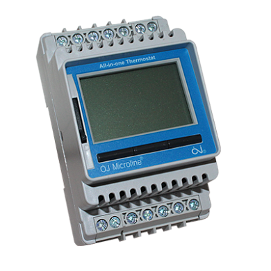 OJ Electronics ETN4-1999 Термостат с дисплеем для монтажа на DIN-рейку с датчиком пола.